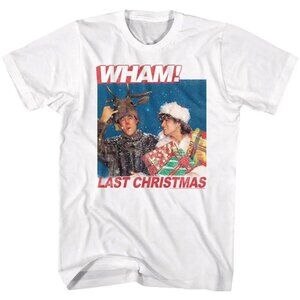 Wham Last Christmas Holiday Vintage Retro Music Graphic Tee 99